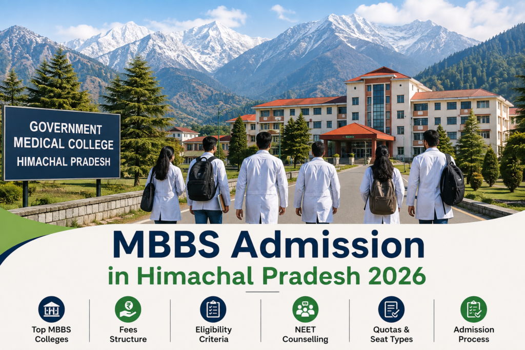 MBBS Admission in Himachal Pradesh 2026 – Top Medical Colleges, Fees, Eligibility and NEET Counselling
